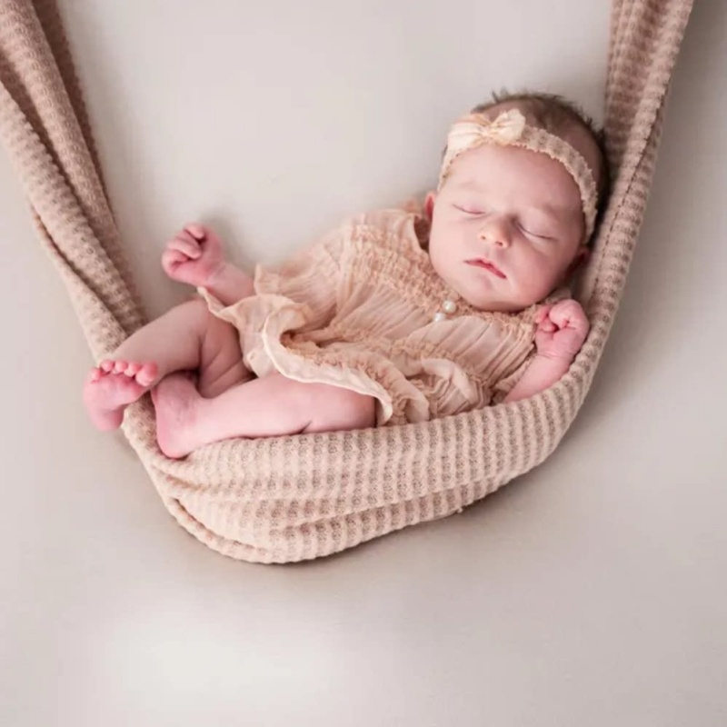 Baby Girl Dress With Headband Swan Set - Newborn Photography Props - Image 2